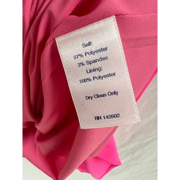 NWT Sail to Sable Hot Pink Button Back Shift Dress size S - Picture 5 of 6